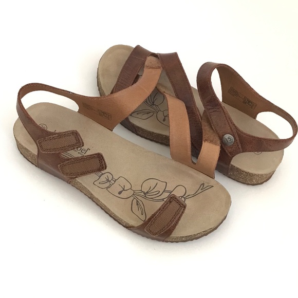 JOSEPH SEIBEL Tonga 25 Leather Comfort Sandal Women’s Size EU 39 US 8 8.5 - Picture 11 of 16